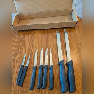 8-Piece Vintage Ginsu Stainless Serrated Knife Set
